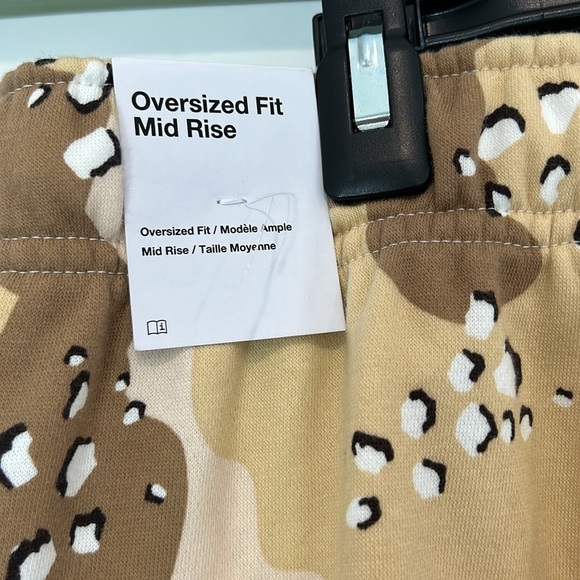 Nike Club fleece cargo style relaxed jogger sweatpants oversized fit mid-rise Lg - Picture 6 of 6